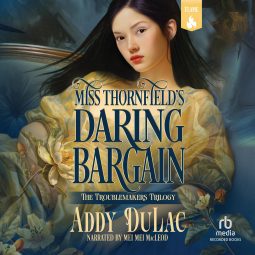 book cover for Miss Thornfield's Daring Bargain