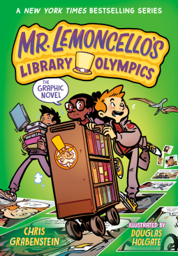 book cover for Mr. Lemoncello's Library Olympics: The Graphic Novel