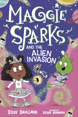 book cover for Maggie Sparks and the Alien Invasion