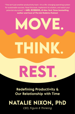 book cover for Move. Think. Rest.
