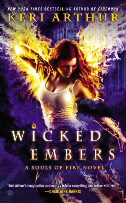 book cover for Wicked Embers