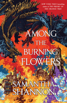 book cover for Among the Burning Flowers