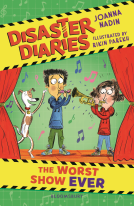 book cover for Disaster Diaries: The Worst Show Ever