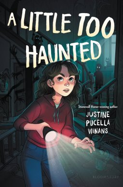 book cover for A Little Too Haunted