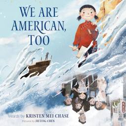 book cover for We Are American, Too