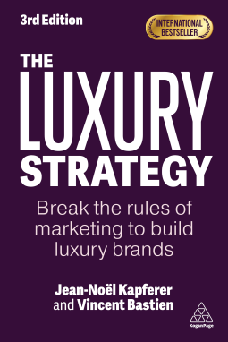book cover for The Luxury Strategy