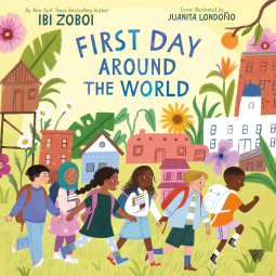 book cover for First Day Around the World