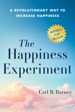book cover for The Happiness Experiment