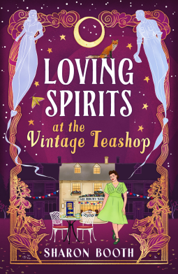book cover for Loving Spirits at the Vintage Teashop