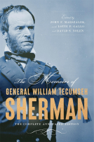 book cover for The Memoirs of General William Tecumseh Sherman