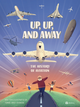 book cover for Up, Up, and Away