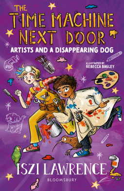 book cover for The Time Machine Next Door: Artists and a Disappearing Dog