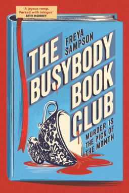 book cover for The Busybody Book Club