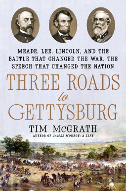 book cover for Three Roads to Gettysburg