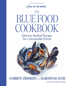 book cover for The Blue Food Cookbook