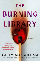 book cover for The Burning Library