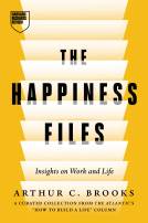 book cover for The Happiness Files