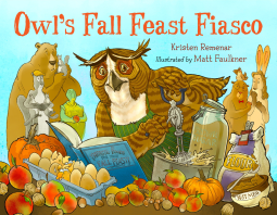 book cover for Owl's Fall Feast Fiasco