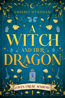 book cover for A Witch and Her Dragon