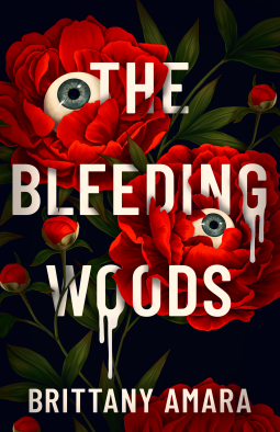 book cover for The Bleeding Woods