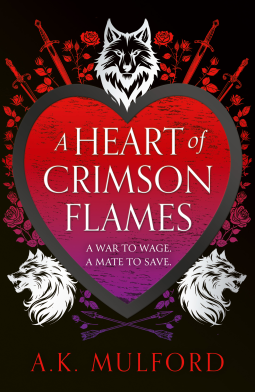 book cover for A Heart of Crimson Flames