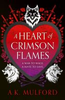 book cover for A Heart of Crimson Flames