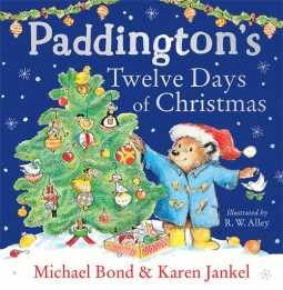 book cover for Paddington’s Twelve Days of Christmas