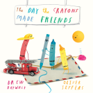 book cover for The Day the Crayons Made Friends