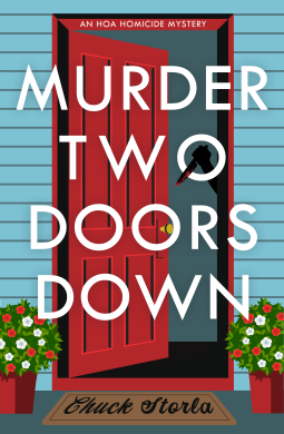 book cover for Murder Two Doors Down