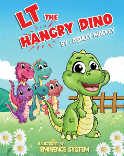 book cover for LT the Hangry Dino