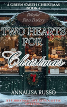 book cover for Two Hearts for Christmas