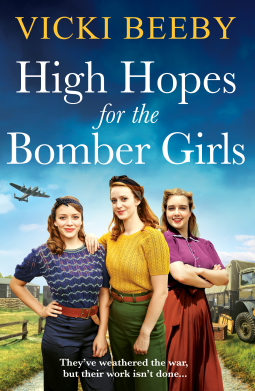 book cover for High Hopes for the Bomber Girls