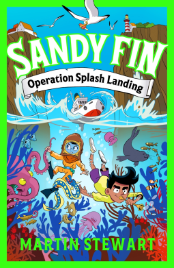 book cover for Sandy Fin: Operation Splash Landing