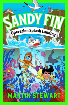 book cover for Sandy Fin: Operation Splash Landing