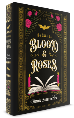 book cover for The Book of Blood and Roses