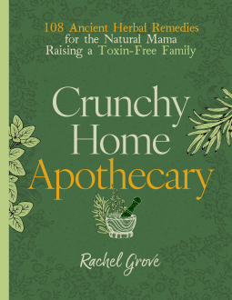 book cover for Crunchy Home Apothecary