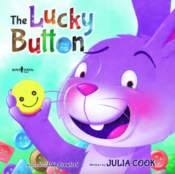 book cover for The Lucky Button