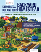 book cover for 50 Projects for Building Your Backyard Homestead, Updated Edition