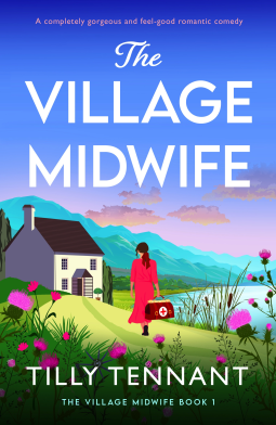 book cover for The Village Midwife