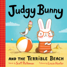 book cover for Judgy Bunny and the Terrible Beach