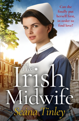 book cover for The Irish Midwife
