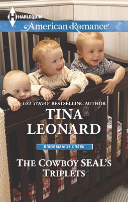 book cover for The Cowboy SEAL's Triplets