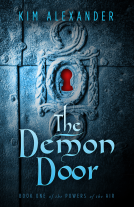 book cover for The Demon Door