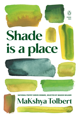 book cover for Shade is a place