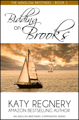 book cover for Bidding on Brooks, The Winslow Brothers #1