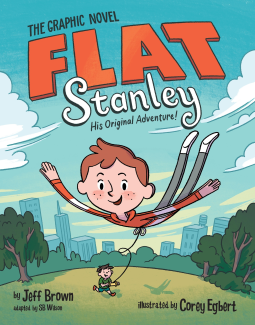book cover for Flat Stanley: The Graphic Novel