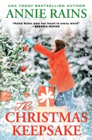 book cover for The Christmas Keepsake