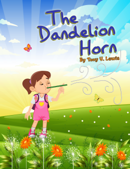 book cover for The Dandelion Horn