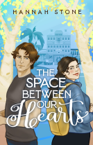book cover for The Space Between Our Hearts