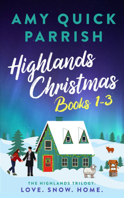 book cover for Highlands Christmas - The Highlands Trilogy : Books 1-3. Love. Snow. Home.